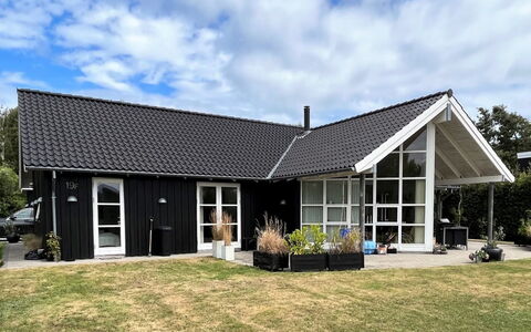 Sejer - 350M from the Sea: Roof, House, Cottage, Home, Siding, Lawn, Garden, Yard, Estate, Farmhouse