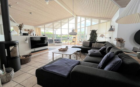 Sejer - 350M from the Sea: Home, Couch, Living Room, Ceiling, Design, Hardwood, Houseplant, Ceiling Fan, Light Fixture