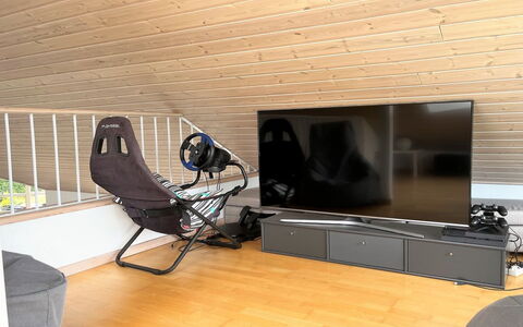 Sejer - 350M from the Sea: Flooring, Wood, Furniture, Floor, Wood Flooring, Interior Design, Lighting, Laminate Flooring, Electronic Device, Living Room
