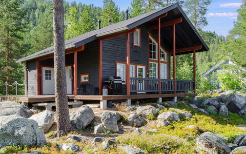 Blue Lake Villa: Bed, Furniture, Bedroom, Interior Design, Bedding, Bed Sheet, Flooring, Wood, Floor, Room
