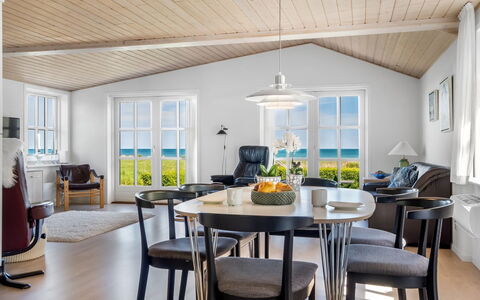 Welma - 200M from the Sea: Furniture, Interior Design, Flooring, Table, Wood, Floor, Chair, Ceiling, Kitchen & Dining Room Table, Dining Room