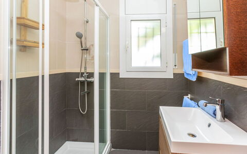 Antem: Bathroom, Flooring, Plumbing Fixture, Interior Design, Bathroom Sink, Wall, Floor, Sink, Tap, Bathroom Cabinet