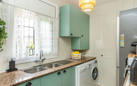 Antem: Major Appliance, Interior Design, Kitchen, Countertop, Kitchen Appliance, Flooring, Cabinetry, Ceiling, Washing Machine, Floor