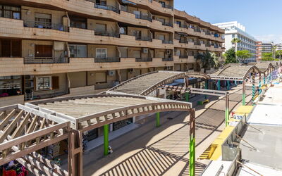 Salou 623: Garden, Outdoor Furniture, Resort, Shade, Leisure, Lawn, Eco Hotel, Landscaping, Tent, Park