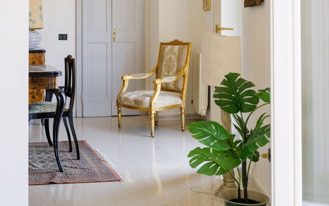Operapartment: Furniture, Interior Design, Yellow, Flooring, Floor, Chair, Room, Living Room, Wood Flooring, Molding