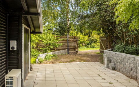 Afke - 660M from the Sea: Garden, Groundcover, Shade, Backyard, Concrete, Walkway, Flagstone, Landscaping, Yard, Garden Buildings