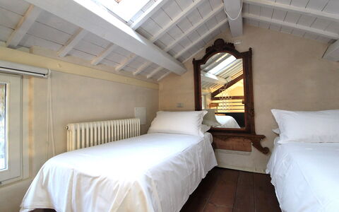 Design Loft, Romantic Retreat, Feltre: Wood, Interior Design, Floor, Ceiling, Flooring, Bedroom, Bed, Home, Hardwood, Attic