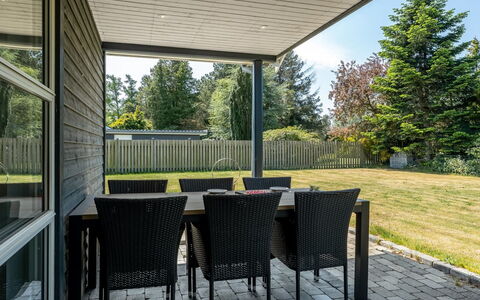 Agneta - 1Km from the Sea: Furniture, Outdoor Furniture, Porch, Ceiling, Table, Outdoor Table, Chair, Shade, Patio, Garden