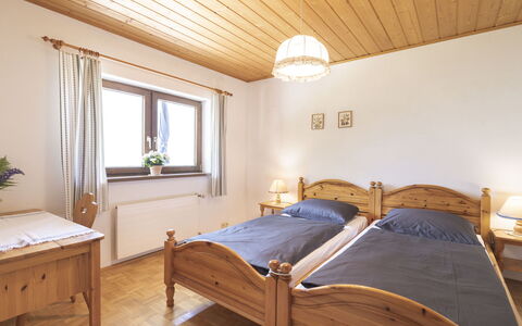 Schladming 623: Bed, Bedroom, Bedding, Interior Design, Bed Sheet, Furniture, Wood, Ceiling, Room, Floor