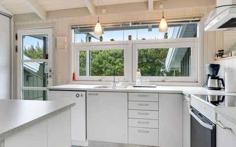 Windelgard - from the Sea: Kitchen, Countertop, Interior Design, Kitchen Appliance, Flooring, Cabinetry, Wood, Major Appliance, Sink, Kitchen Sink