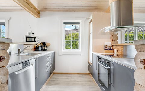 Edzard - 900M from the Sea: Flooring, Kitchen, Countertop, Wood, Interior Design, Floor, Furniture, Kitchen Appliance, Ceiling, Home