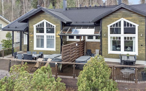Villa Peso 1: Wood, Cottage, House, Home, Door, Hardwood, Garden Buildings, Wood Stain, Log Cabin, Plank