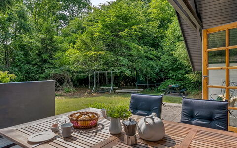 Armgard - 600M from the Sea: Roof, Home, Door, Cottage, Shade, Siding, Yard, Estate, Backyard