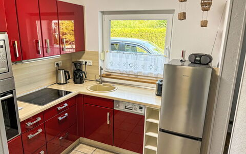 Henry: Kitchen Appliance, Kitchen, Major Appliance, Flooring, Cabinetry, Countertop, Wood, Interior Design, Furniture, Floor