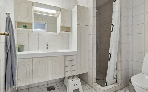 Agny - 2.2Km from the Sea: Flooring, Floor, Interior Design, Plumbing Fixture, Bathroom, Sink, Tile, Plumbing, Tap, Bathroom Sink