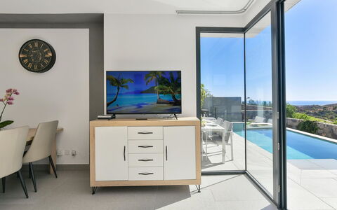Las Yucas 2: Interior Design, Flooring, Floor, Furniture, Sea, Apartment, Ceiling, Room