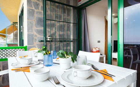 Aquarius 18: Outdoor Furniture, Home, Furniture, Door, Outdoor Table, Chair, Kitchen & Dining Room Table, Shade, Balcony, Porch