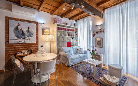 Dafne Suite: Furniture, Interior Design, Wall, Flooring, Floor, Table, Ceiling, Room, Couch, Living Room