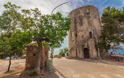 Santa Maria Navarrese 649: Sky, Ruins, Castle, Fortification