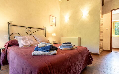 Casa Gabrielle: Wall, Wood, Furniture, Ceiling, Bed, Interior Design, Bedroom, Flooring, Home, Bed Sheet