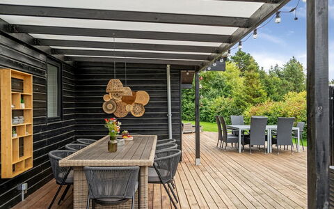 Smilla - 1.1Km from the Sea: Furniture, Wood, Outdoor Furniture, Table, Outdoor Table, Chair, Porch, Hardwood, Deck, Shade