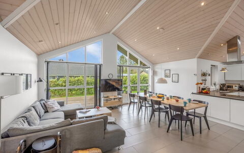 Smilla - 1.1Km from the Sea: Ceiling, Chair, Hardwood, Kitchen & Dining Room Table, Living Room, Siding, Couch, Garden Buildings