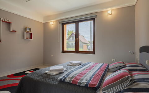 Nest: Bed, Interior Design, Bedroom, Wall, Bed Sheet, Floor, Bedding, Flooring, Ceiling, Wood