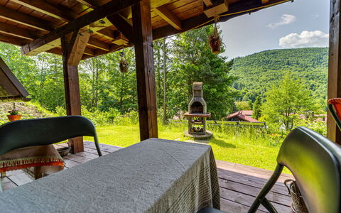 Kotarz View: Furniture, Flooring, Interior Design, Wood, Kitchen & Dining Room Table, Floor, Chair, Table, Dining Room, Ceiling