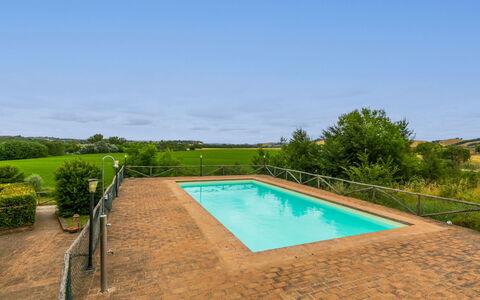 Caggiolo: Blue, Swimming Pool, Landscaping, Shade, Eco Hotel, Water Feature