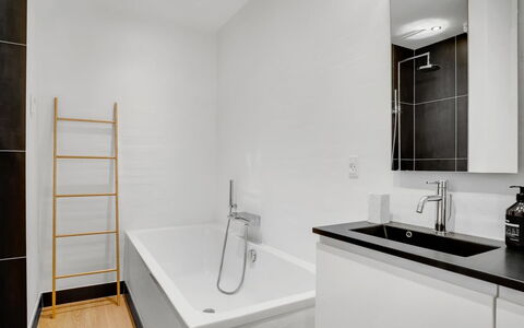 Anelle - 2.5Km from the Sea: Flooring, Floor, Interior Design, Wall, Plumbing Fixture, Bathroom, Ceiling, Plumbing, Tap, Room
