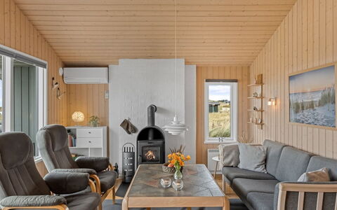 Fridgerd - 300M from the Sea: Wood, Interior Design, Furniture, Ceiling, Flooring, Floor, Living Room, Room, Home, Couch