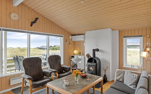 Fridgerd - 300M from the Sea: Home, Cottage, Ceiling, Living Room, Hardwood, Wood Stain, Log Cabin, Wood Flooring, Home Appliance, Plank