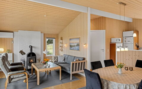 Fridgerd - 300M from the Sea: Wood, Furniture, Interior Design, Ceiling, Flooring, Floor, Room, Living Room, Home, Chair