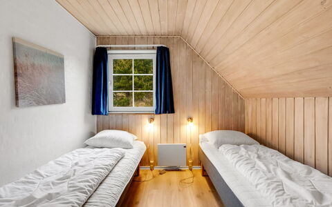 Thiodver - 850M from the Sea: Wood, Interior Design, Bedroom, Floor, Bed, Flooring, Ceiling, Room, Bed Frame, Hardwood