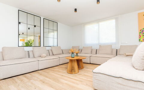 Begur Collection: Furniture, Interior Design, Floor, Flooring, Wood Flooring, Couch, Wall, Wood, Living Room, Ceiling