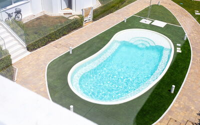 Brezza Costa Conero: Swimming Pool, Composite Material, Leisure, Water Feature, Artificial Turf, Lawn, Landscaping, Garden, Resort, Yard