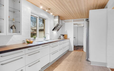 Withulf - 500M to the Fjord: Flooring, Interior Design, Wood, Countertop, Wood Flooring, Kitchen, Floor, Ceiling, Cabinetry, Major Appliance