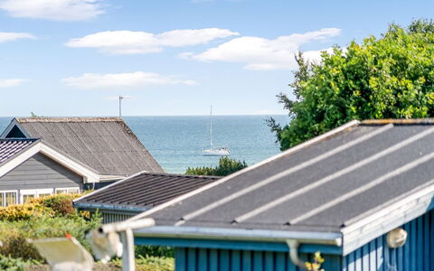 Lillan - from the Sea: Blue, Roof, House, Home, Cottage, Sea, Ocean, Siding, Coast, Shade