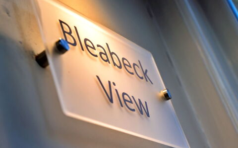 Bleabeck View: Shade, Mountain Range, Outdoor Structure, Eco Hotel, Deck, Outdoor Furniture, Garden, Chair, Landscaping, Hardwood