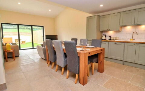 Little Rissington - Barn Three: Deck, Shade, Hardwood, Outdoor Furniture, Balcony, Plank, Eco Hotel, Swimming Pool, Wood Flooring, Resort
