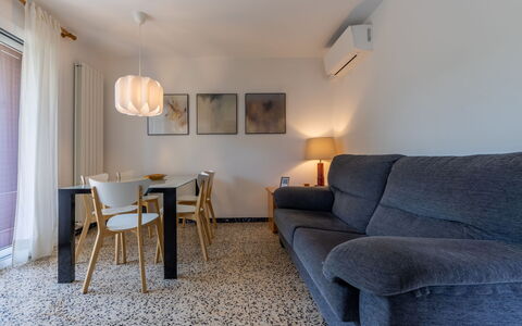 Mas Baixuli: Furniture, Property, Cabinetry, Comfort, Building, Azure, Wood, Lighting, Lamp, Interior Design