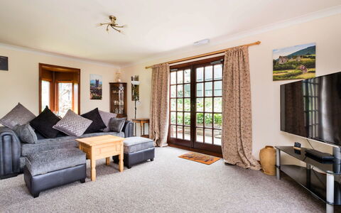 The Grove Annexe: Furniture, Interior Design, Couch, Wood, Flooring, Floor, Living Room, Home, Ceiling, Room