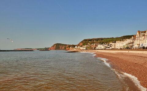 Centre View: Coast, Coastal And Oceanic Landforms, Shore, Horizon, Beach, Sea, Sand, Ocean, Bay, Headland