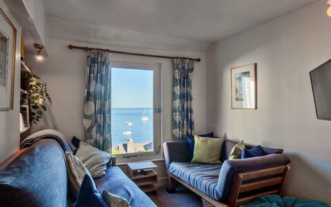 Penlee Narrows, Kingsand: Furniture, Wood, Apartment, Sea, Balcony, Chair, Ocean, Hotel, Coffee Table, Armrest