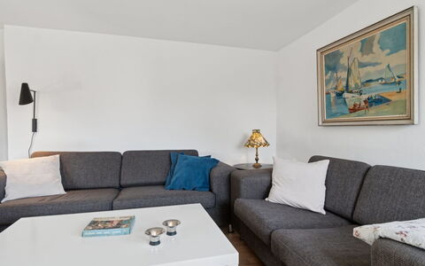 Keld - 350M from the Sea: Furniture, Couch, Interior Design, Flooring, Living Room, Floor, Room, Table, Apartment