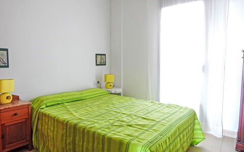 La Platja: Furniture, Bed, Interior Design, Bedroom, Bed Sheet, Floor, Bedding, Flooring, Room, Wood