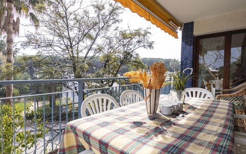 Reus Mediterrani: Plant, Table, Flower, Furniture, Property, Tableware, Building, Chair, Tablecloth, Window