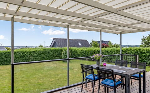 Nielsine - 250M from the Sea: Outdoor Furniture, Furniture, Shade, Composite Material, Outdoor Table, Metal, Glass, Garden, Outdoor Structure, Patio