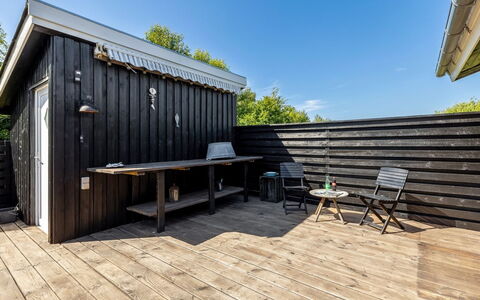 Voitto - 1Km to the Fjord: Home, Roof, House, Door, Cottage, Shade, Garden, Groundcover, Porch, Yard