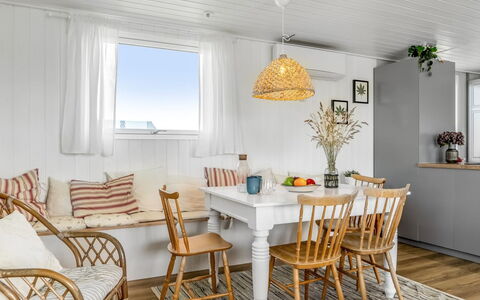 Leonard - 130M from the Sea: Furniture, Interior Design, Flooring, Wood, Ceiling, Floor, Table, Light Fixture, Dining Room, Wood Flooring